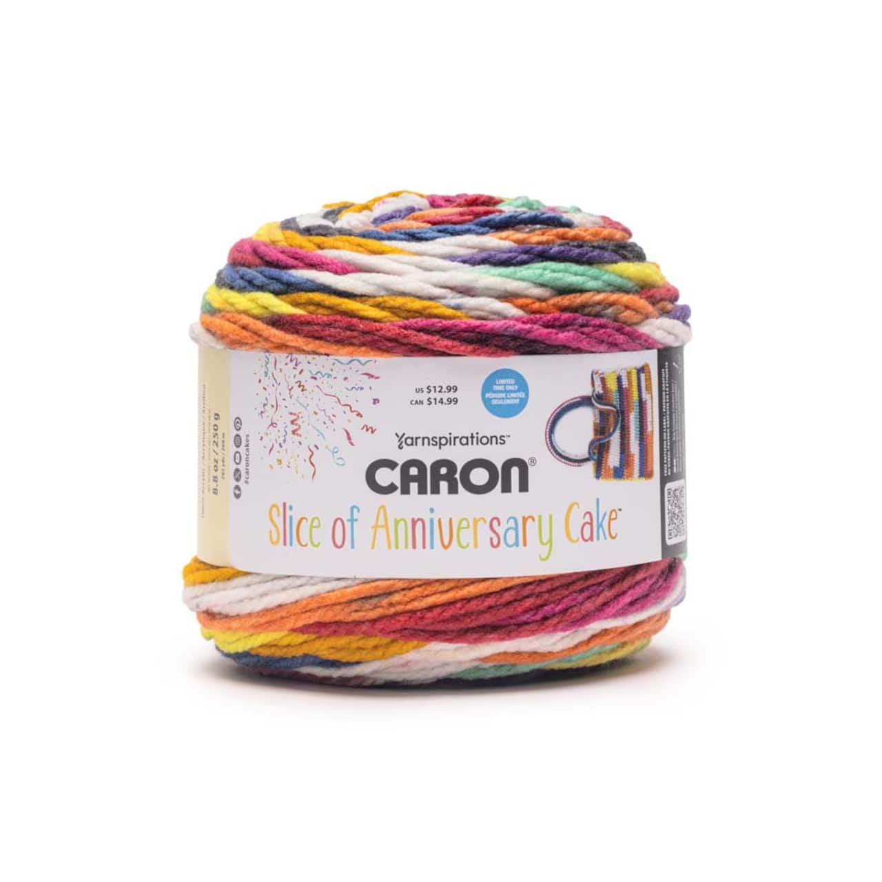 6 Pack: Caron® Slice of Anniversary Cakes™ Yarn